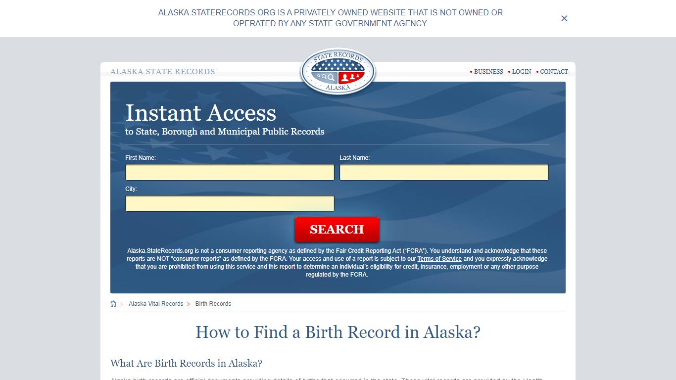 How to Find a Birth Record in Alaska?